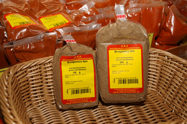 Brotgewürz gemahlen,  echt fränkisch nach Bauernart